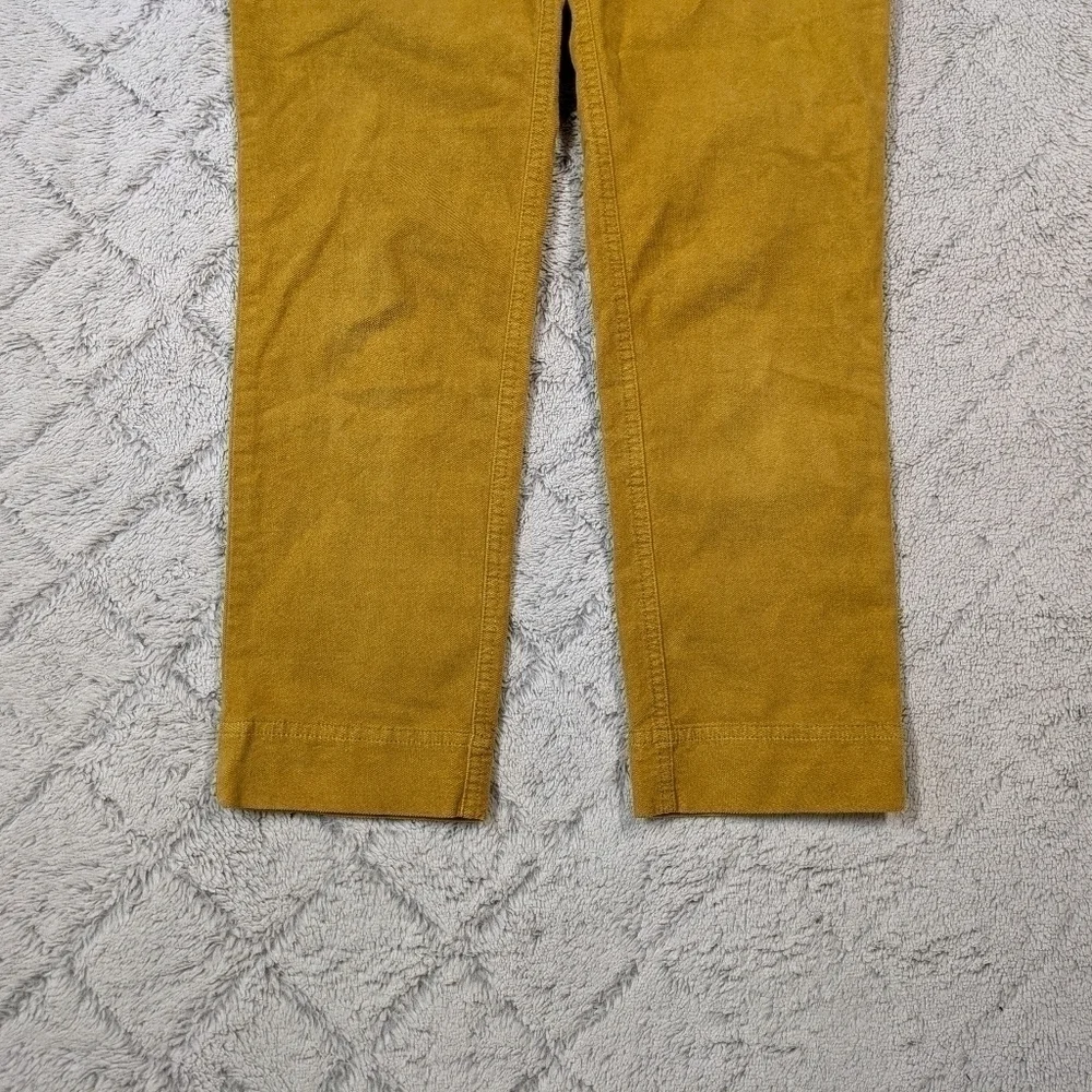Free People Pants Women's 2 Yellow If You Love Something Button Fly Corduroy